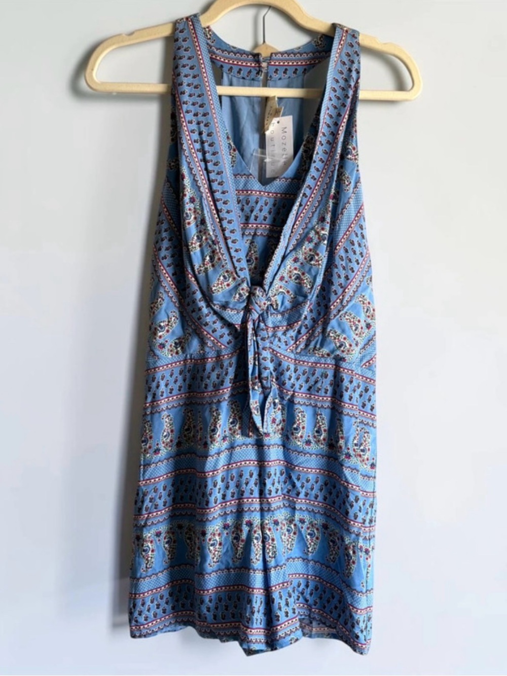 NWT $134 Autumn Blue Printed Romper